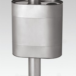Бак Ferrum Комфорт 60 литров эллиптический на дымоходе диаметром 115 мм