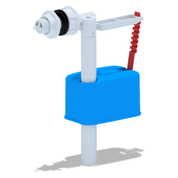 Клапан наливной, боковая подводка 1/2; пластиковая резьба