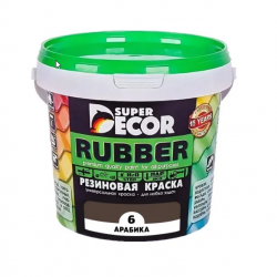  Резиновая краска Super Decor Rubber №06 Арабика 1 кг