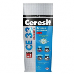 Затирка Ceresit СE 33 серый 07, 2 кг
