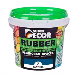 Резиновая краска Super Decor Rubber №7 Балтика 3 кг