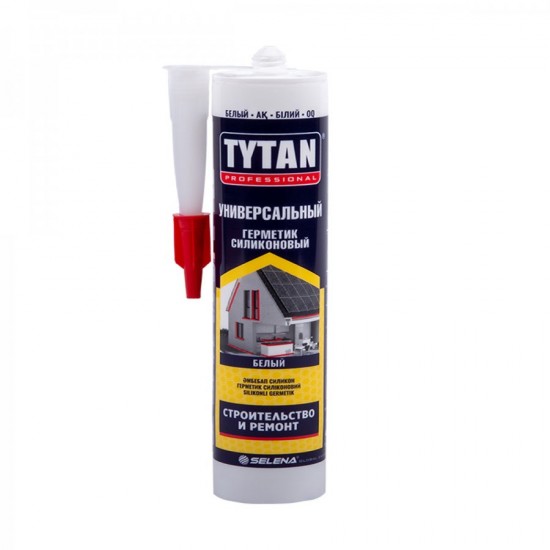 Tytan Professional герметик силиконовый универсальный белый 280 мл