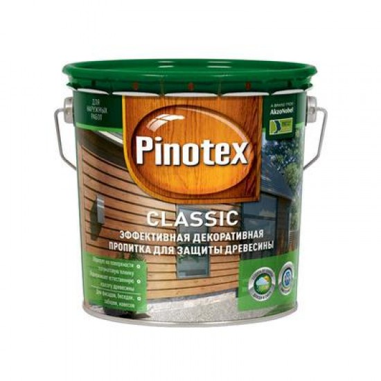 Декоративная пропитка для защиты древесины Pinotex 2,7лл