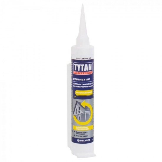 Tytan Professional герметик силиконовый универсальный белый 280 мл