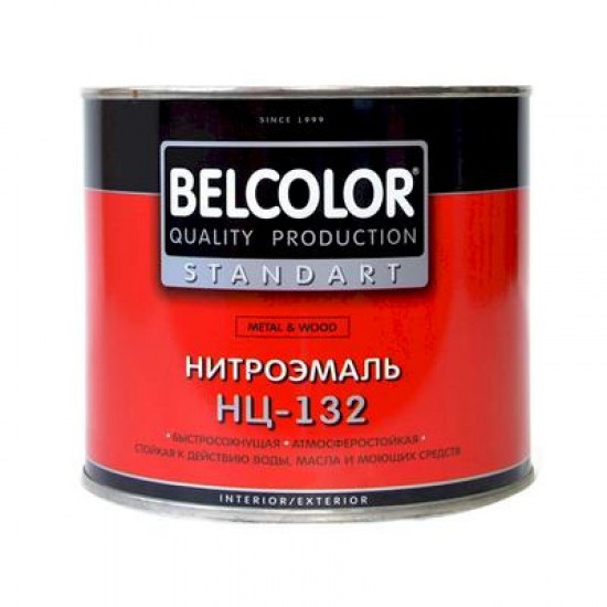 Эмаль Belcolor НЦ 132 черная, 17кг
