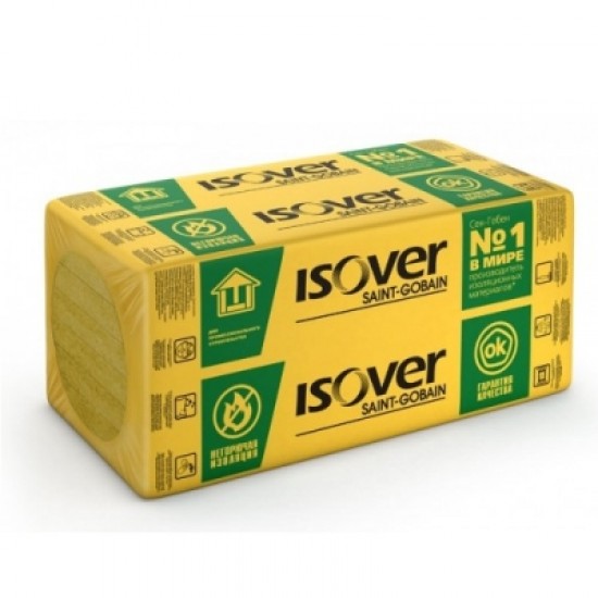 Утеплитель ISOVER Венти Оптимал 100 600 1000 (уп.3шт, 1.8м2, 0.18м3)